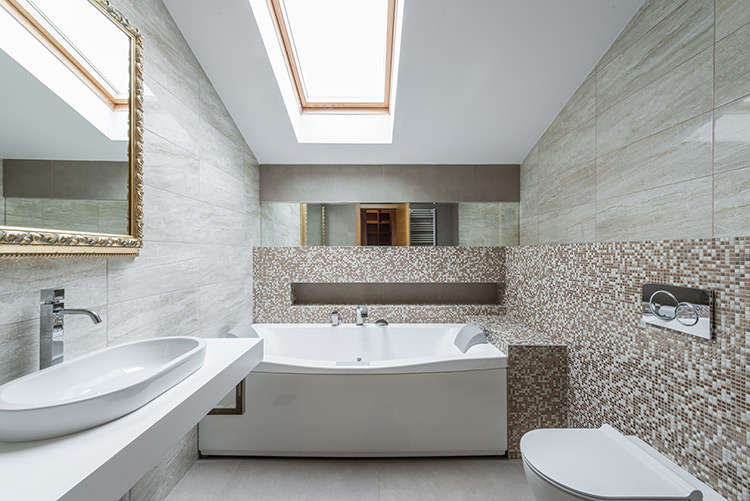 Salle de bain mosaïque